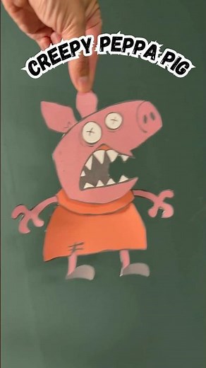 PEPPA PIG HANGING PAPER DOLL #craftideas #cardboard #peppapig