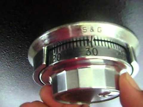 How to operate a Sargent & Greenleaf dial lock