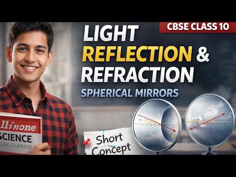 Class X science spherical mirror #study #exam #short nd sweet concept 2026