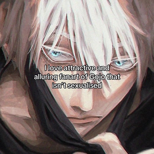 Amo el Fanart de Satoru Gojo en Jujutsu Kaisen