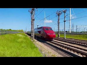 TGV Thalys met 300 km/h in Nederland.