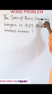 WORD PROBLEM. Can you? Make use of your own Method. #viralmaths #viralfypreels #mathreels #viralfypシforyoupage #mathstudent #onlinemaths | Online Maths Expo