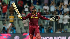 700K views · 10K reactions | Five fours, eleven sixes, and the fastest century in ICC T20 World Cup history  Chris Gayle once again delivering on the big stage  | ICC - International Cricket Council | Facebook