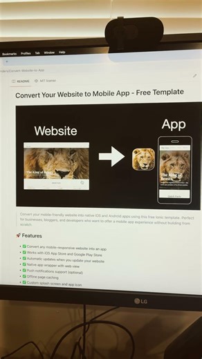Convert website into a mobile app #mobileapp #website #tech #startup #appstore #googleplay