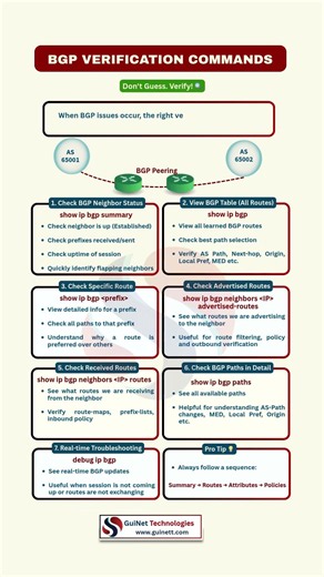 Top BGP Verification Commands Every Engineer Should Know