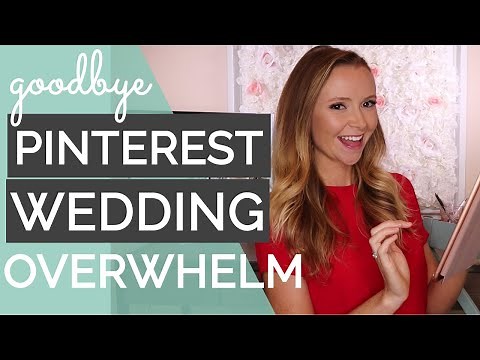 Organize Your Wedding Pinterest Board So You Can Actually Use it for Wedding Planning