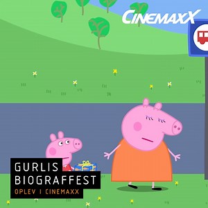 Kom med til Gurlis Biograffest hos CinemaxX fra d. 10. februar! 🍿🎉 Med 10 HELT NYE episoder af Gurli Gris, 5 nye sange og 11 interaktive underholdningskortfilm, er det den perfekte første biografoplevelse for de små. Billetter til salg nu på cinemaxx.dk. | Vue Bruuns