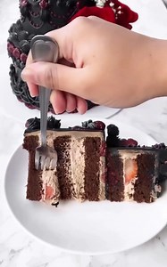 24K views · 347 reactions | Chocolate layer cake | Cake Art Ideas | Facebook