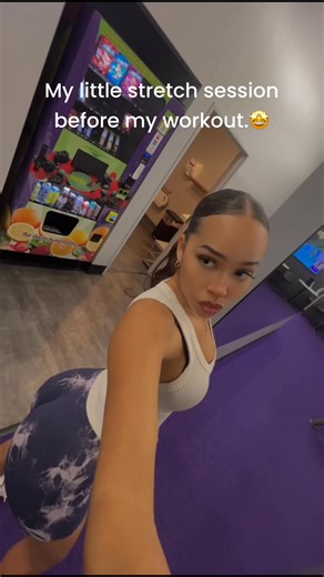 75K views · 4.4K reactions | A late stretch before my workout always gets the muscles, pumped and ready. Did you get those muscles moving today??  | Jessica RENE | Facebook