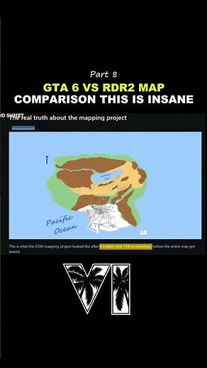GTA 6 vs RDR2 Map Comparison (Pt. 8)🤯