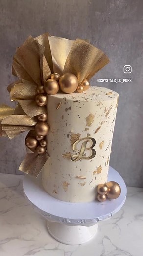 Classy Wafer Paper Sails Birthday Cake for a Lady