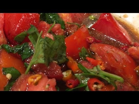 How to make Italian tomato salad - Best tomato salad recipe