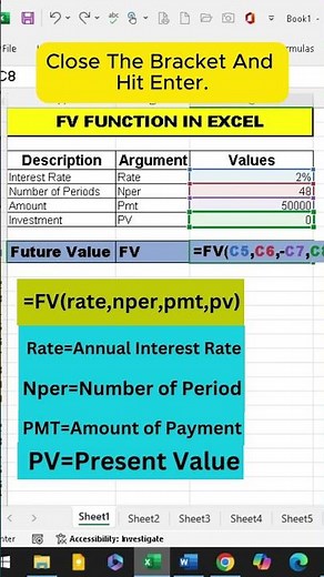 Calculate Future Value in Seconds with the FV Function in Excel!