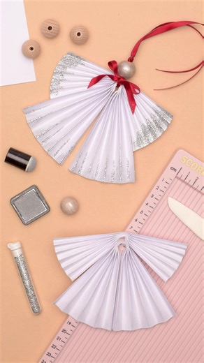 1.9K views · 19 reactions | Turn paper into heavenly art – DIY your own paper angels! ✨ | Vaessen Creative | Facebook