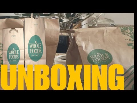 WHOLE FOODS HAUL - Unboxing