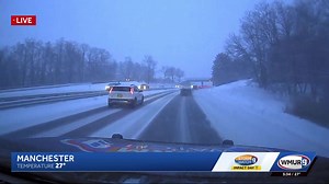 Snow piles up on New Hampshire roads