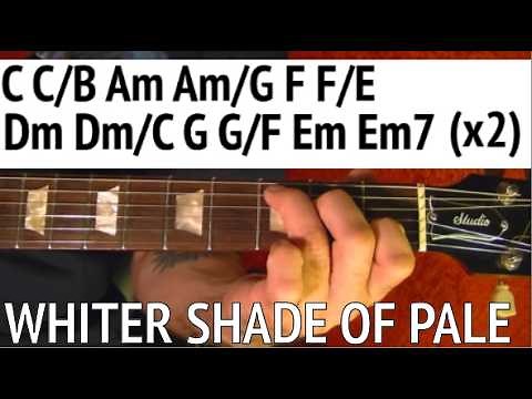 A Whiter Shade of Pale - Procol Harum - Guitar Lesson WITH TABS