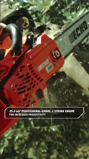 ECHO CS-2511P / CS-2511WES super slimline and lightweight chainsaw that packs a punch.