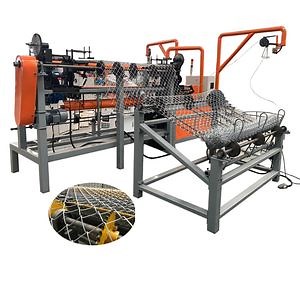 [Hot Item] Home Garden Galvanized Wire Mesh Fence Chain Link Fencing Making Machine