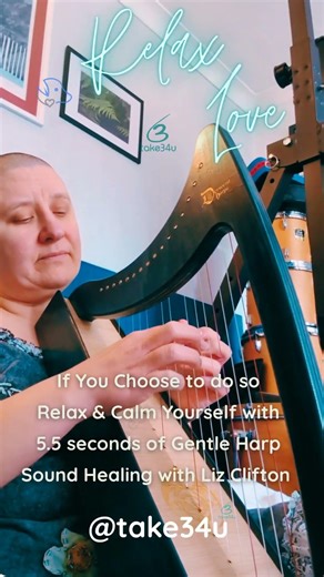Calm relax gentle sound healing #shorts #dailyshorts #sound #harp #soundhealing #selfcare #selflove