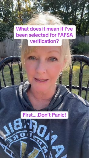 FAFSAguru | If you’ve been selected for FAFSA verification, don’t panic! ￼ this is a random selection. The government does on about a third of... | Instagram