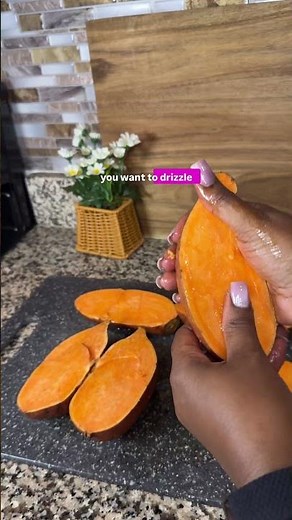 Perfect Baked Sweet Potatoes 🍠 #sweetpotato #ovenbakedr