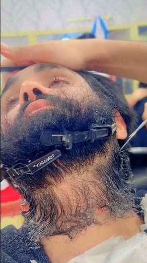 Satisfying Beard Makeover | Barber Shop Skills #shorts #viral #barber