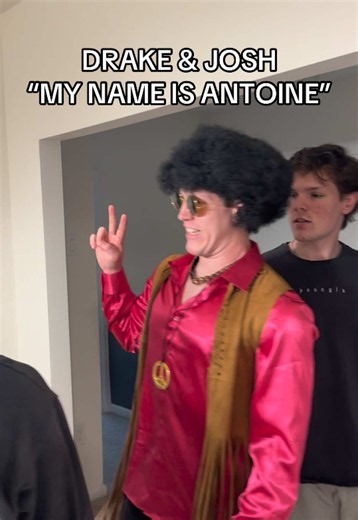 Nah nah, my name is Antoine. How are you? #drakeandjosh #impressions #comedyskit #funnyacting #fyp