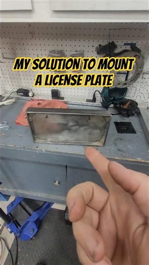 Find getting ground to fixing my license plate in the frunt of my 4x4 #toyota #1stgen4runner