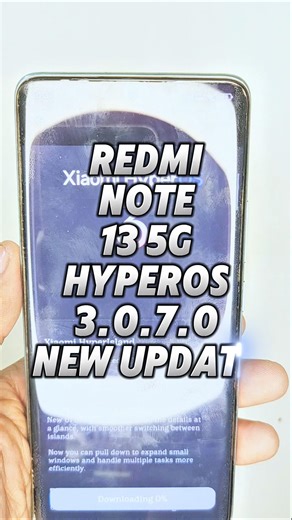 Redmi Note 13 5G HyperOS 3.2 & Android 16 New 10+ Update #hyperos3 #shorts