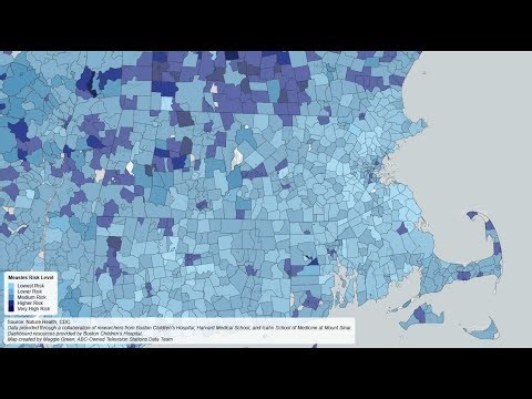 Measles risk map reveals vaccination rate in your ZIP code