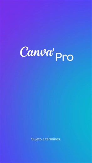 Crea diseños para todas las plataformas en unos segundos. Con el pago anual, te ahorras un 20% en Canva Pro. Pruébalo ahora. Sujeto a términos y condiciones. | Canva