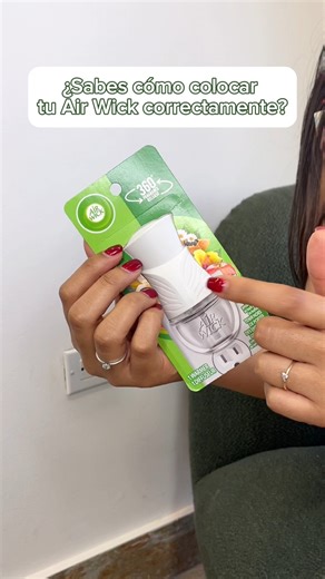 ¿Sabes cómo colocar tu Air Wick correctamente? Te mostramos el paso a paso para llenar tu casa de un aroma encantador.🌿💡 #AirwickRD | Air Wick