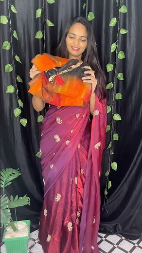 Multi Color Saree from Meesho 🌈 | Party Wear Multi Color Saree | Latest Designer Saree Collection