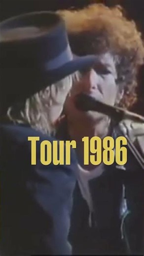 Bob Dylan & Tom Petty - Live Concert Australia 1986 #shorts #bobdylan #tompetty