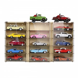 1/24 Model Car Display Case: Acrylic Diecast Car Shelf With Cover - Etsy