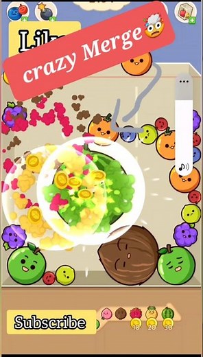 Insane Fruit Merge Gameplay 🍉 | How to master fruit droping game. #watermelongame #viral