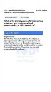 Secretarial Practice 12th Chapter 8 Correspondence with Depositors