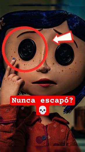 El perturbador detalle oculto en el final de Coraline 😱 #curiosidades #sabiasque #coraline #shorts