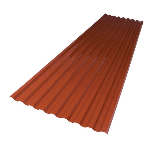 Check The Home Depot's Q&A Before Buying: Suntuf 2.2 ft. x 8 ft. Corrugated Polycarbonate Roofing Panel in Red