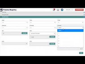 ITSDP/PTS Trauma Registry: 9 New Record Severity Score Category