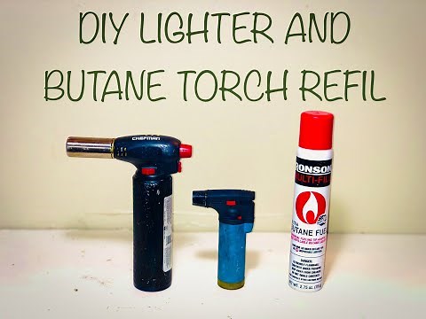 How To Refill Lighter and Butane Torches DIY