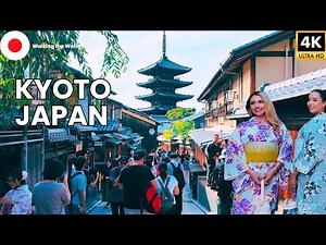 Japan's Most Photographed Street in Kyoto 🇯🇵 | Yasaka Pagoda Walk to Nio-mon Gate [4K]