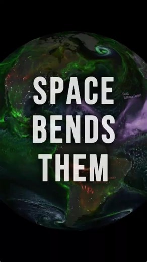 How Do Charged Particles Curve Through Space?