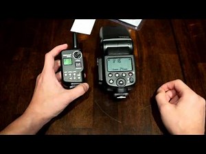 Neewer FT-16s Flash triggers - demonstration of features and use