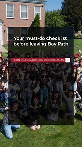 Seniors—graduation is coming up fast! Are you really ready to walk across that stage? We’ve put together a quick checklist to help you stay on track and finish strong. Save this post and tag a classmate who needs the reminder! Let’s get ready for what’s next. | Bay Path University