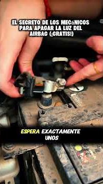 How to clear the AIRBAG light in 10 seconds for free
