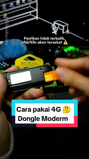 Tutorial Cara Menggunakan 4G USB Dongle