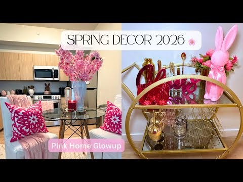 DECORATING MY APARTMENT|SPRING 2026 DECORATING IDEAS|PINK APARTMENT MAKEOVER