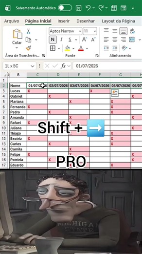 ​O Truque para Girar as Datas e Organizar o Cabeçalho da sua Planilha